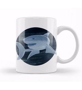 Glass Shark Mbmbam Kupa Bardak Porselen
