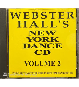 (Plak Değildir CD dir) CD Webster Hall's New York Dance Volume 2 CD (Karışık)
