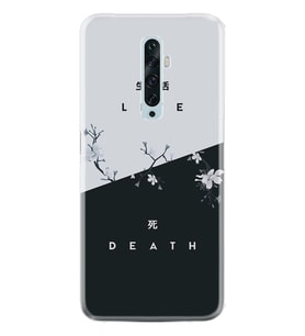 Oppo Reno 2Z 4 Lite 4 Pro 5 6 7 A31 Kılıf Desemli Silikon Life and Death 1339