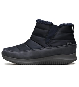 Skechers Ultra Flex-Shawty Memory Foam Womens Boat Hafızalı Taban Kürklü Kadın Bot Lacivert