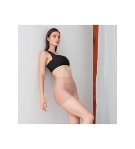 Ten Rengi ( Nude ) Mini Spor Şort Tayt