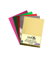Metalik Aynalı Fon Kartonu 50x70 5 Renk 1 Paket Artlantis Aynalı Metalik Fon Kartonu (Karışık)