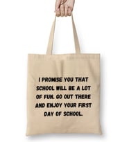 Happy First Day Of School Quotes 2021 BACK TO SCHOOL Bez Çanta Uzun Saplı