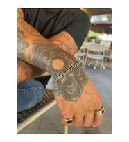 14 K White Gold Kaplama 925 Ayar Gümüş Tiff Bileklik (Beyaz)