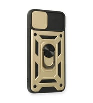 İphone 11 Pro Kılıf Pars Lens Yüzüklü  - Gold