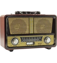 Meier M-112BT Şarjlı Nostaljik Radyo USB/SD/MP3/Bluetooth