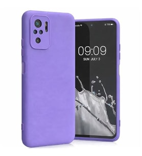 Coverzone Xiaomi Redmi Note 10S ?le Uyumlu K?l?f Z-Mara Lansman Vieri Tam Koruma Arka Kapak Kamera Koruma �?k?nt?l? P�r�zs�z Y�zey Lila