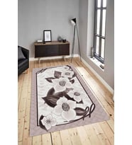 Dijital Baskılı Yıkanabilir Kaymaz Modern Renkli Salon Halısı Mutfak Halısı Yolluk ND-HY-1418 (Çok Renkli)