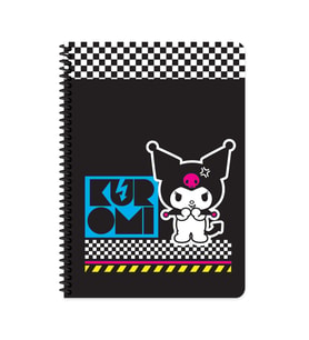 Lisanslı Kuromi A4 80 Yaprak Çizgili Karton Kapak Spiralli Defter