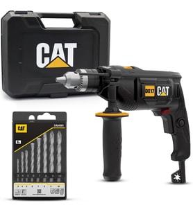 Cat Dx17.1 750Watt 13Mm Profesyonel Darbeli Matkap + 8 Parça Aksesuar (Çok Renkli)