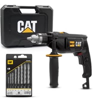 Cat Dx17.1 750Watt 13Mm Profesyonel Darbeli Matkap + 8 Parça Aksesuar (Çok Renkli)