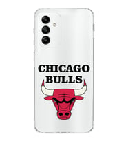 Samsung Galaxy M23 Uyumlu Kapak Chicago Bulls Tasarımlı Şeffaf  Kılıf