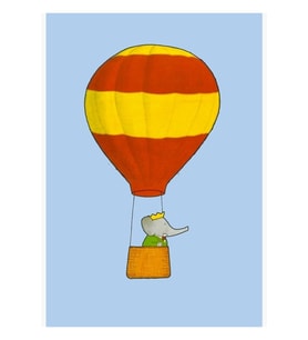 Babar Tablo Ahşap Poster Dekoratif