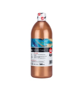 Red Apple Akrilik Yaldız Boya 500 ml Metalik Bakır 