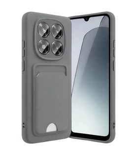 Redmi Note 15 Pro 4G Kelvin Kartvizitli Silikon - Gri