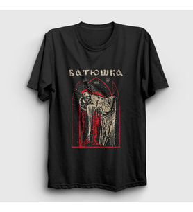 Presmono Unisex Siyah Love Batushka T-Shirt 384148tt