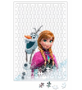 Elsa Anna Olaf Frozen Kristoff Puzzle 240 Parça Yapboz