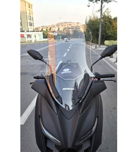 MOTOCAM Yamaha Xmax Ön Cam 2018-2022 Model 65cm Şeffaf Renkli 4mm
