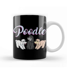 Poodle Gift Poodle Lover Gift Product Kupa Bardak Porselen