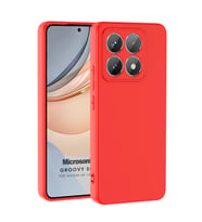 Microsonic Xiaomi 14T Pro Kılıf Groovy Soft Kırmızı (Kırmızı)