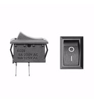 2 Pin On Off Anahtar Switch Mini Buton 5A 220V AC 10A 125V Kcd1