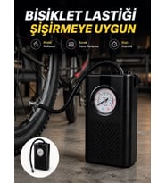 Analog Manometreli Kompakt Araç Ha Pompası Lastik Şişirme Cihazı