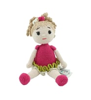 Amigurumi Süslü Bebek - Pembe - Anatoya