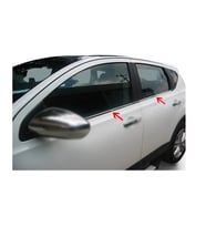 Nissan Qashqai Cam Çıtası 2010 - 2013 4 Parça Krom Cam Çıtası Paslanmaz Çelik