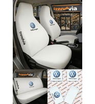 Volkswagen Logolu Oto Koltuk Kılıfı Ön Arka Set – Penye Universal Koltuk Koruyucu Servis Kılıfı