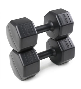 Ev ve Spor Salonu İçin,Vinly Kaplama 2 x 12.5 Kg Dambıl Set