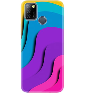 Infinix Smart 5 Kılıf Silikon Desen Renk Cümbüşü 1631