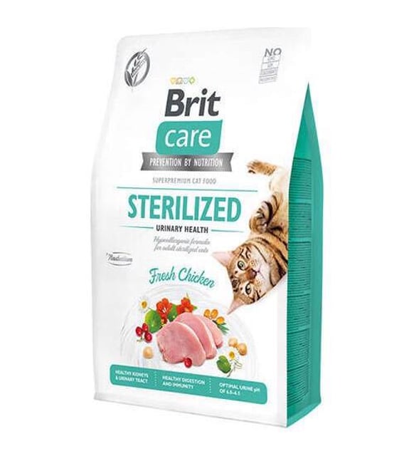 Brit Care Urinary Tahilsiz Tavuklu Kisirlastirilmis Kedi Mamasi 2 kg