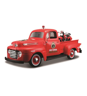 Harley Davidson 1:24 Ford F1 Pickup ve 1936 Knucklehead