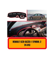 Renault Clio Alize Symbol - 2 Ön Gögüs Panel Torpido Koruma Koruyucu Kilifi Halisi Örtüsü Yedek