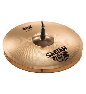 Sabian 41402X B8X 14 İnç Hi-Hat Davul Zili (Başlangıç/Orta Seviye)  B8 Bronz Alaşım, Keskin Kapanış Sesi ve Yüksek Ses Projeksiyonu