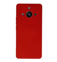 Realme 11 Pro Kılıf Nano içi Kadife Silikon - Kırmızı