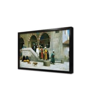 Semerkand Avlusu Çerçeveli Mdf Tablo
