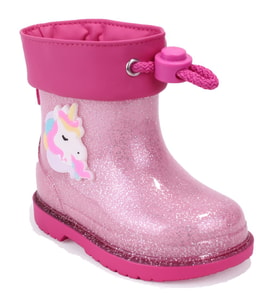 İgor W10339 Bimbi Unicornio Fuşya Ortopedik Kız Çocuk Yağmur Çizme