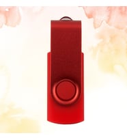 KİŞİYE ÖZEL İSİM BASKKILI PLASTİK KUTULU USB BELLEK 2.0 - 16GB (Kırmızı)