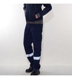 Kargo Pantolon 16/12 Gabardin Reflektörlü Lacivert (Renksiz)