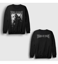 Presmono Unisex Siyah Dani Metal Cradle Of Filth Sırt Baskılı Sweatshirt 526801tt