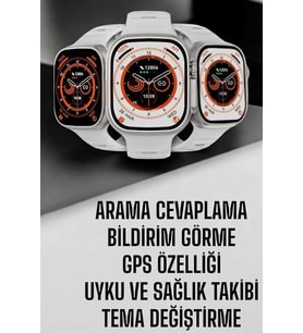 Northcity Akıllı Saat Nabız Ölçer GPS ve Adımsayar - Suya ve Toza Dayanıklı