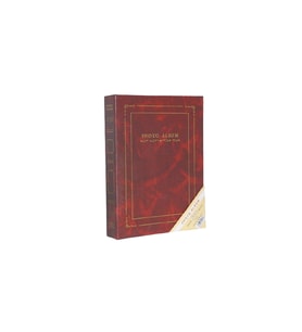GünTech 13x18 200 Lük Ciltbezli Fotoğraf Albümü Bordo