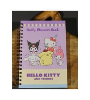Sanrio Kuromi My Melody Cinnamoroll ve Arkadaşları Sticker Ekli Ajanda Planlayıcı