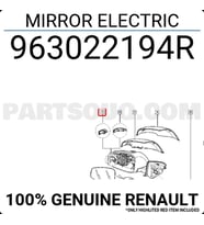 Renault Latitude 2011- Dış Dikiz Aynası Sol Elektrikli Isıtmalı, Elektrık Katlanabılır, Bellek, Yanı