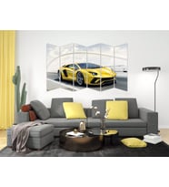 SARI SPOR ARABA MDF TABLO-1226 MODEL-B