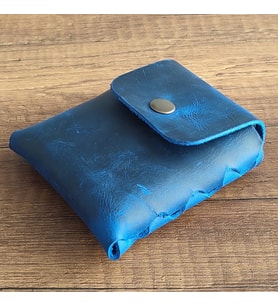 Sumerianwallet Deri Sigara Kılıfı Mavi  (Anahtarlık Hediye )