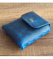 Sumerianwallet Deri Sigara Kılıfı Mavi  (Anahtarlık Hediye )