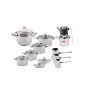 Aryıldız King Sedef 22 Parça Cam İdeal Set (Karışık)
