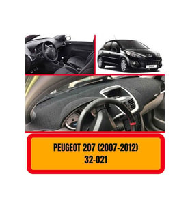 Peugeot 207 (2007-2012) Torpido Koruma Koruyucu Kilifi Halisi Örtüsü Aksesuar Yedek Parça